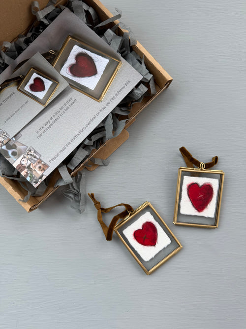 Handmade Keepsake Heart…….a little kiss from your pet!♥️