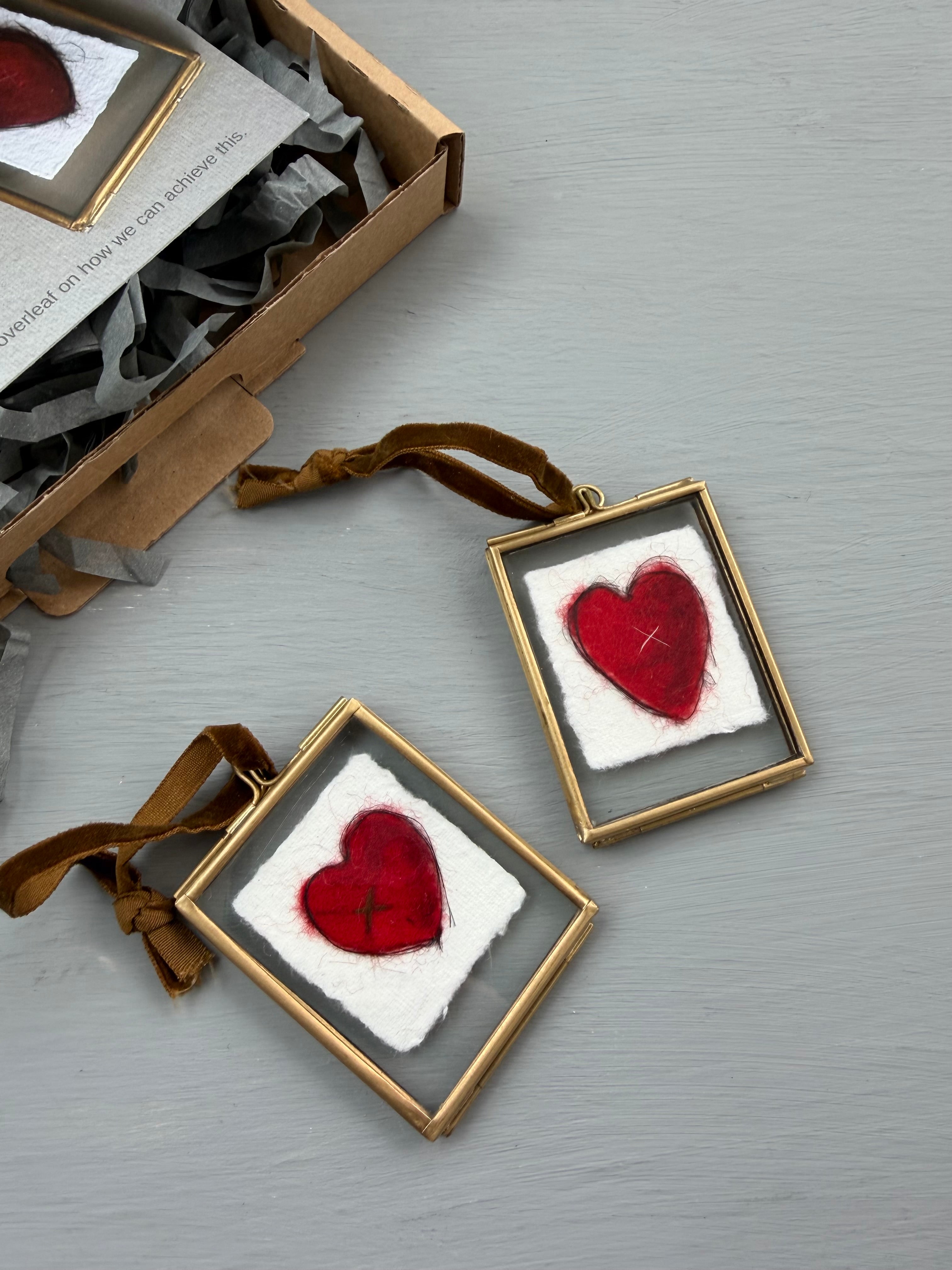 Handmade Keepsake Heart…….a little kiss from your pet!♥️